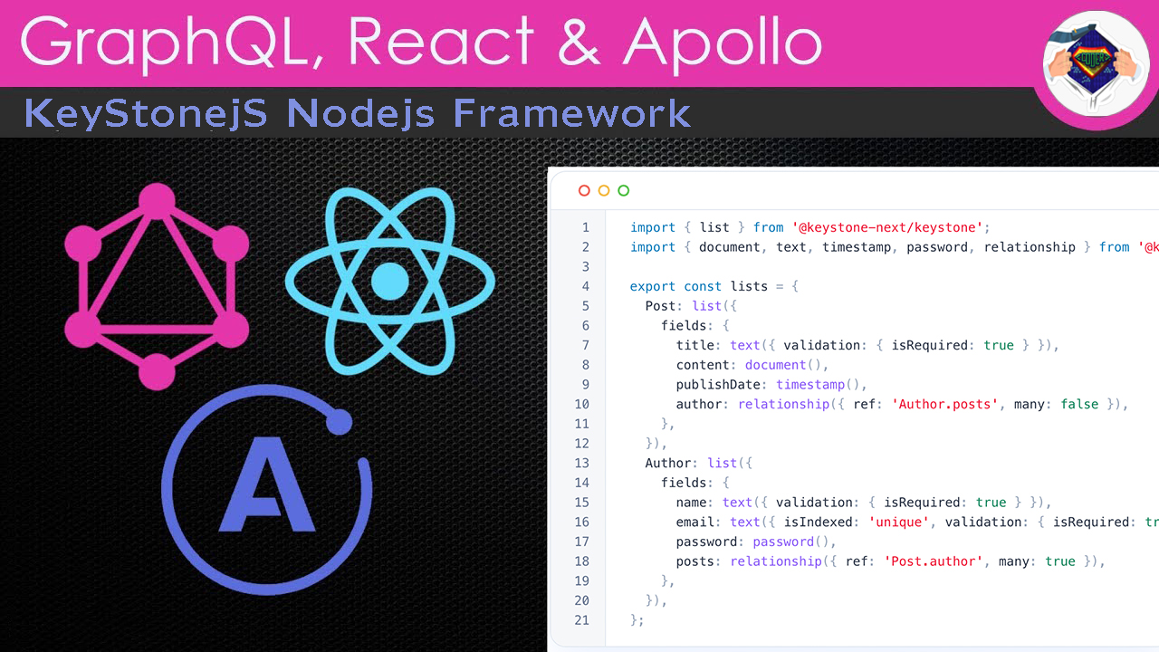Fullstack Javascript with React, Nodejs and GraphQL AD-001